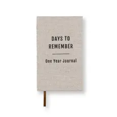 Days to remember One Year Journal Rough Linen