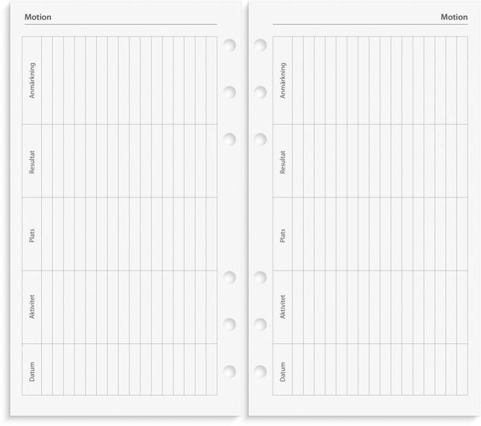 Regent Systemkalender svart skinn 2026