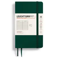 Anteckningsbok Leuchtturm1917 Soft A6 Forest Green Ruled