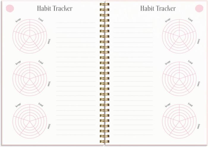 Life planner A5 rosa 2023