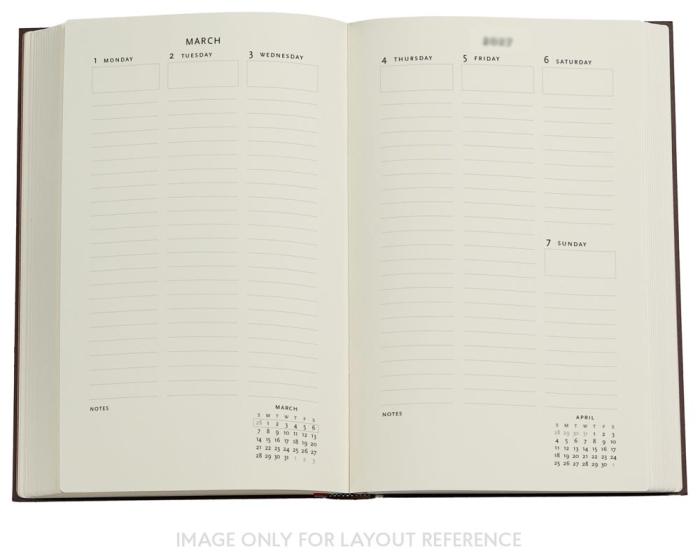 Kalender Paperblanks Maxi Lynx Rising Vertical 2027