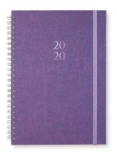 Paperstyle Kalender Newport 2020 Paperstyle A5 Pink Purple v/notes - Kalenderkungen.se