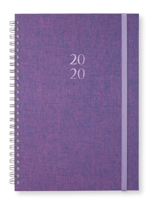 Paperstyle Kalender Newport 2020 Paperstyle A5 Pink Purple v/notes - Kalenderkungen.se