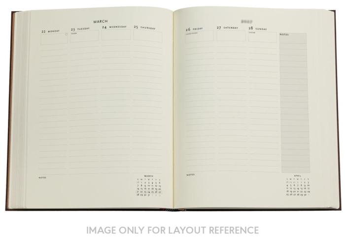 Kalender Paperblanks Hafiz´s Peacocks Ultra Vertical 2026