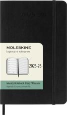 Moleskine Veckokalender Pocket Svart soft 25/26