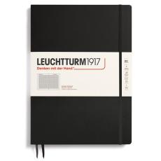 Leuchtturm Notebook A4 Slim Hard 121s Black squared