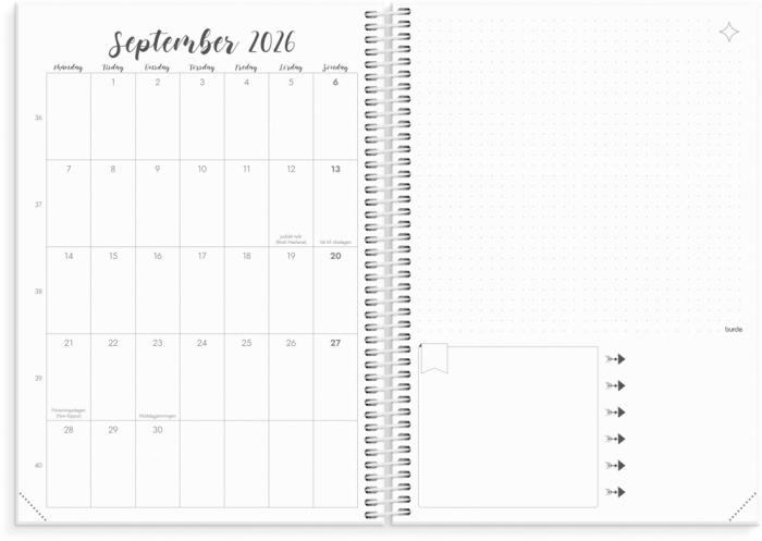 Kalender 2026 Doodle B5