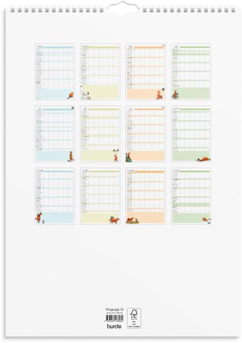 Familjekalender Mamma Mu 2026