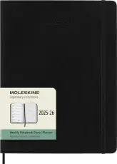 Moleskine Veckokalender XL Svart Mjuk 25/26