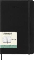 Moleskine Horizontal Weekly Black Hard Large 25/26