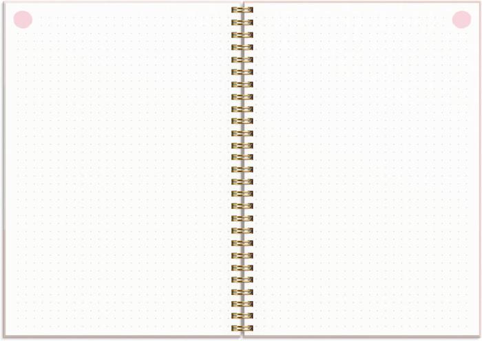 Life Planner Pink, horisontell 2023