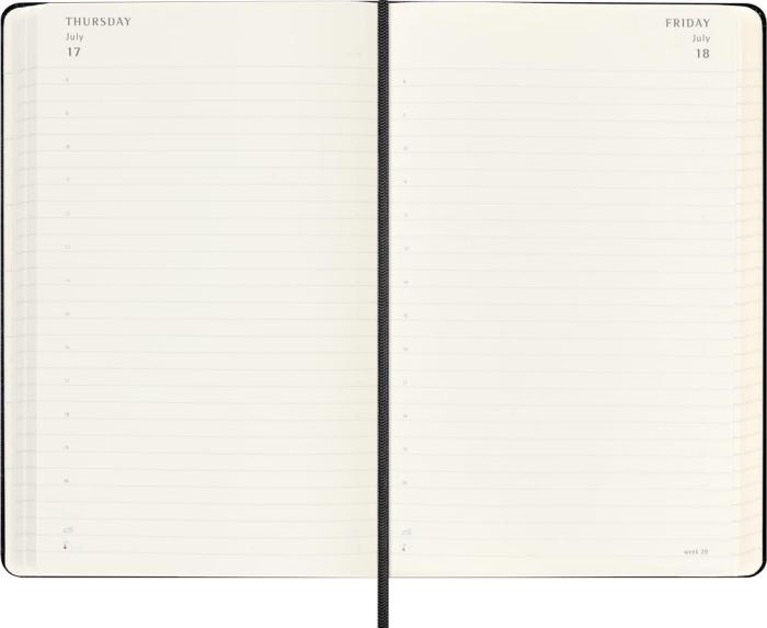 Kalender Moleskine Daily Planner Hard Large 25/26