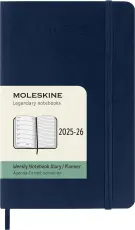 Moleskine Veckokalender Pocket Soft 25/26 Sapphire Blue