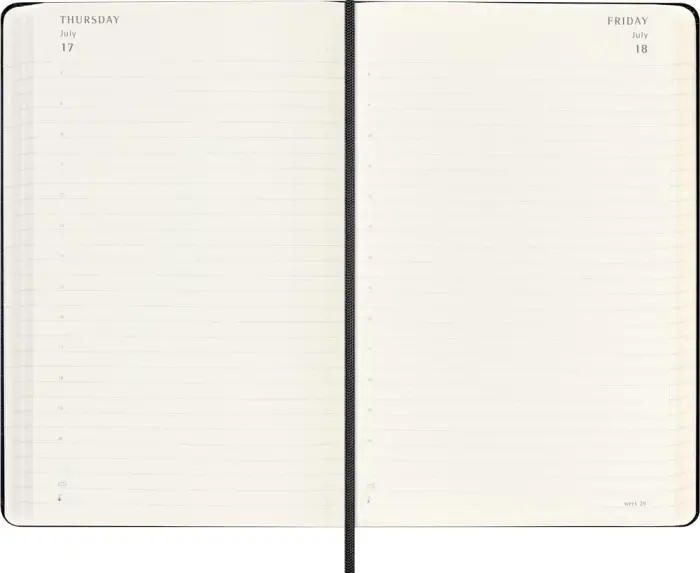 Kalender Moleskine Daily Planner Hard Large 25/26