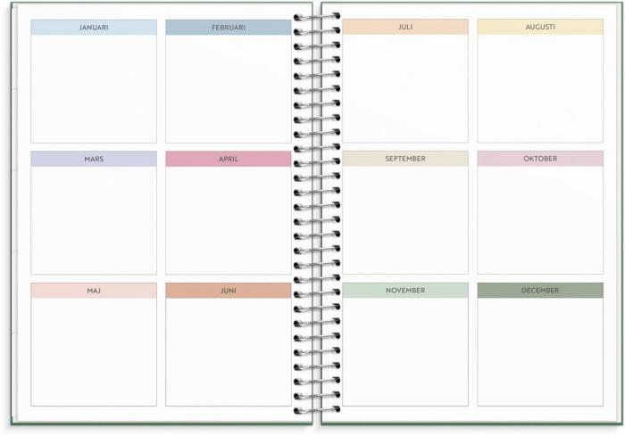 Life Organizer grön 2024