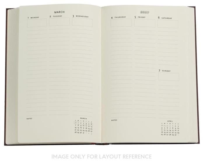 Kalender Paperblanks Maxi Emerald Flower Vertical 2027