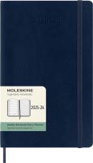 Moleskine Veckokalender L Soft 25/26 Sapphire Blue