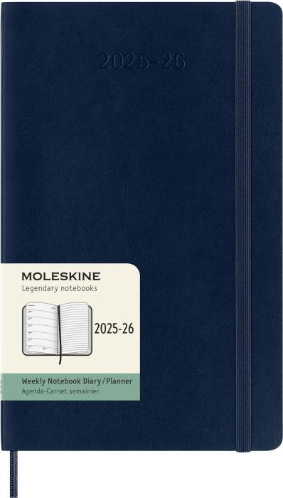 Moleskine Veckokalender L Soft 25/26 Sapphire Blue 