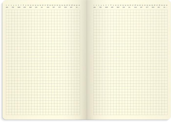 Stor Veckokalender Forma Deluxe brun 2025