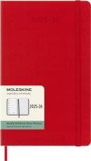 Moleskine Veckokalender L Hård 25/26 Red