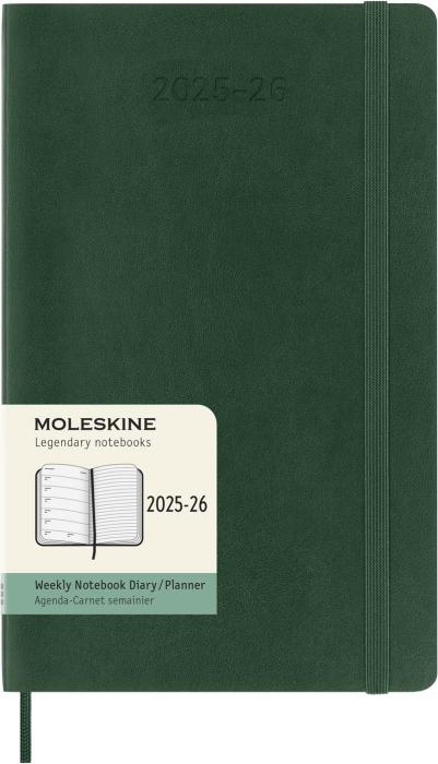 Moleskine Veckokalender L Soft 25/26 Myrtle Green