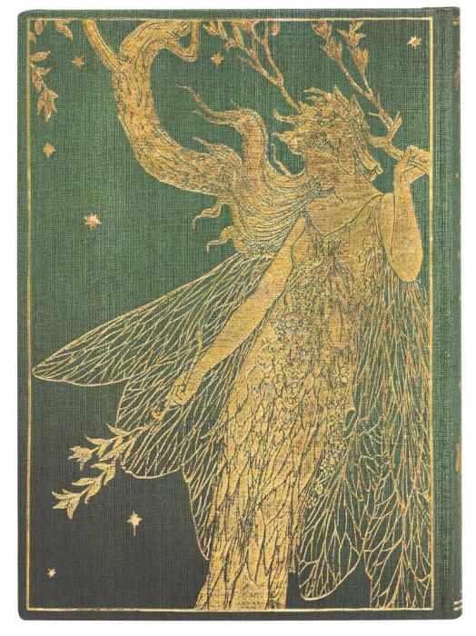 Paperblanks Notebook Olive Fairy Midi lined 