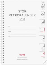 Stor Veckokalender refill 2026