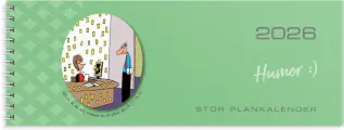 Stor Plankalender Humor 2026