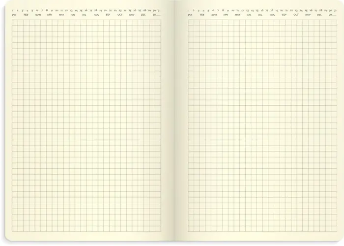 Stor Veckokalender Forma Deluxe svart 2025