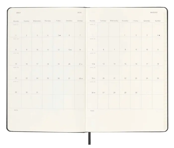 Moleskine Daily Planner hard cover 2023/2024
