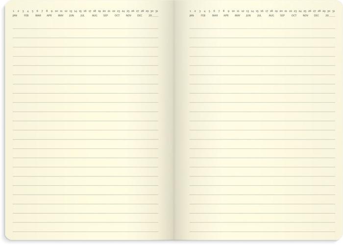 Liten veckokalender Forma Deluxe svart 2025