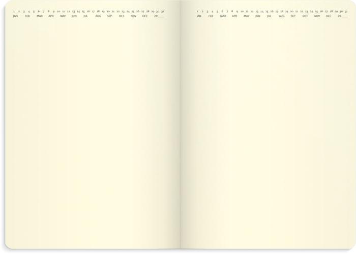 Liten veckokalender Forma Deluxe svart 2025