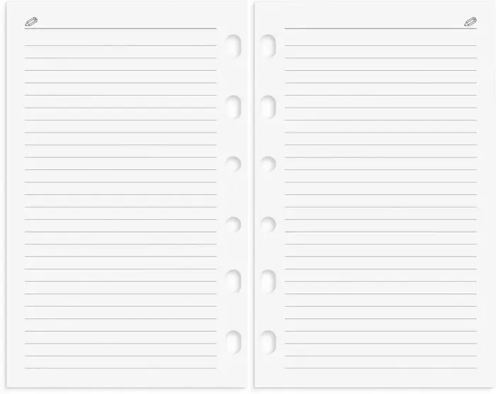 Compact Systemkalender svart konstläder 2027