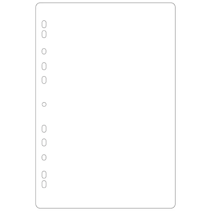Fotoblad A4+ 235x330mm Vit 25-pack