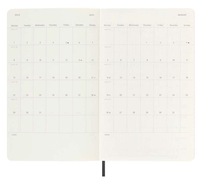 Moleskine Daily Soft Large 23/24