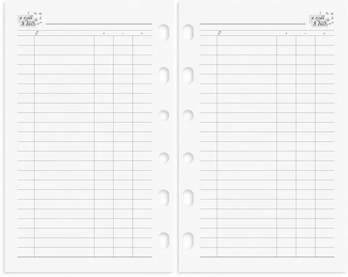 Compact Systemkalender svart skinn 2027