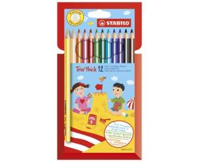 Färgpenna Stabilo Trio Thick 12-pack