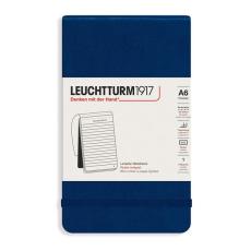 Leuchtturm1917 Reporter Notepad A6 hard cover Ruled Navy 