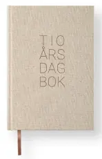 10-&aring;rsdagbok - Rough Linen 