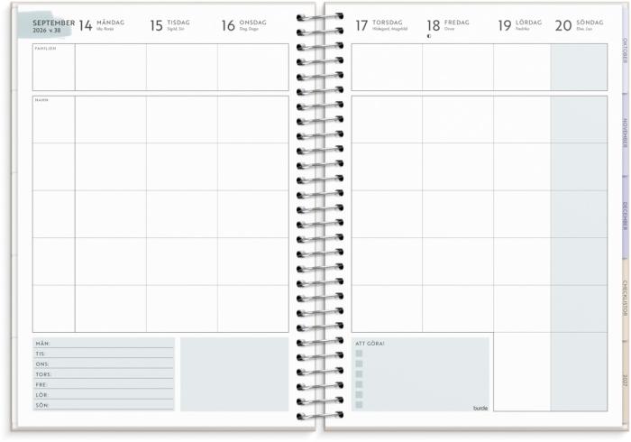 Kalender Life Organizer A5 Family 2026