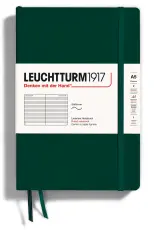 Leuchtturm Notebook A5 soft Ruled Forest Green