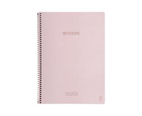 Anteckningsblock Kozo A4 Dusty pink