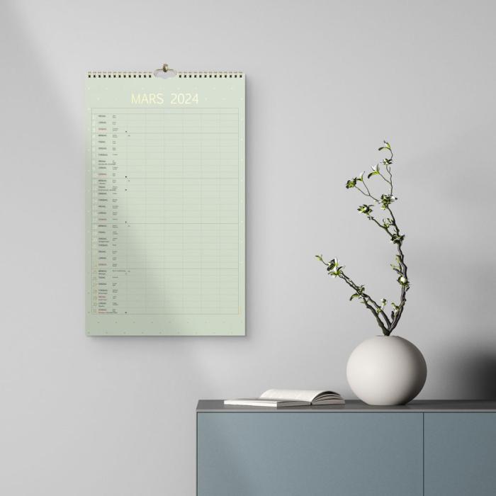 Familjekalender Color 2024