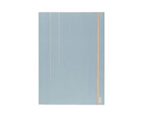 Gummibandsmapp Kozo Dusty Blue