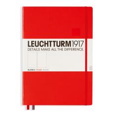 Leuchtturm Notebook A4+ hard Röd olinjerad
