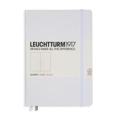 Leuchtturm1917 Leuchtturm Notebook A5 hard 249s White olinjerad - Kalenderkungen.se