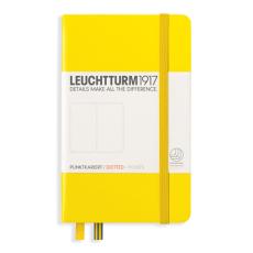 Leuchtturm A6 hard 185s Lemon dotted