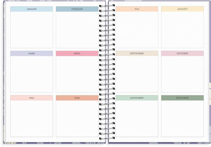 Kalender 2026 Life Organizer blå