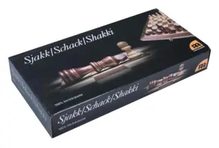 Schakspel trämosaik