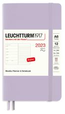 Kalender Leuchtturm1917 A6 Soft vecka/notes Lilac 2023